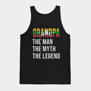 Grand Father Burmese Grandpa The Man The Myth The Legend - Gift for Burmese Dad With Roots From  Myanmar Tank Top